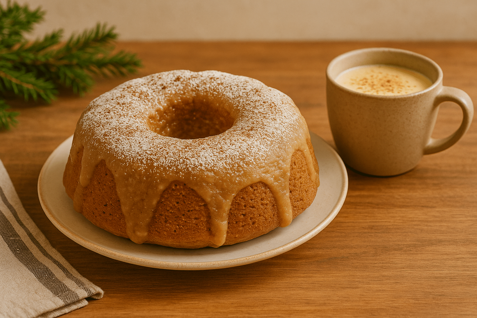 Gluten Free Egg Nog Cake
